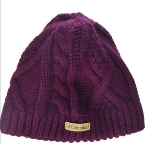 Columbia beanie purple